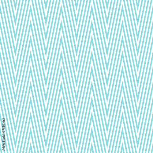 Light blue zigzag seamless pattern. Chevron fabric texture. Abstract zig zag background. Repeating vector wallpaper.
