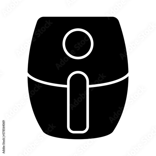 cooking air fryer appliance icon vector for graphic design, logo, website, social media, mobile app, UI illustration
