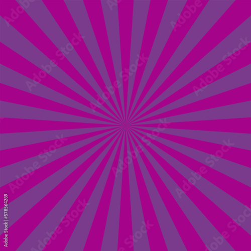 Pop art purple colors sunbeams background comics book cartoon magazine cover. Cartoon funny retro pattern strip mock up vector illustration