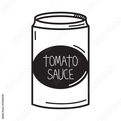 tomato sauce in jar