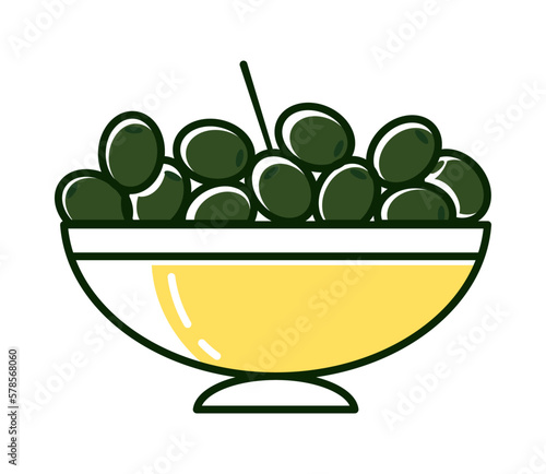 olive seeds in bowl
