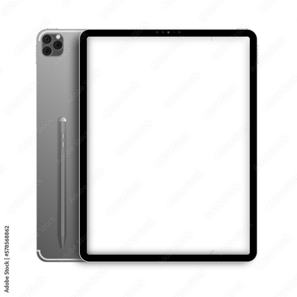 tablet computer isolated on white background tablet computer isolated on white background