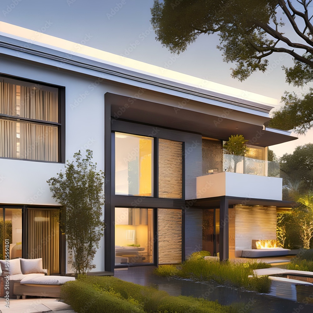 6 A luxurious home with an abundance of high-end finishes and features1, Generative AI