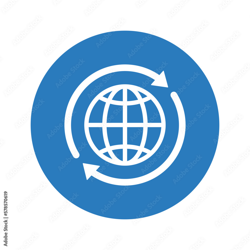 Global Communication icon. Line icon, outline symbol. Global Communication icon. Line icon, outline symbol.