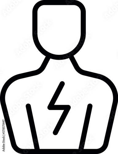 Patient care icon outline vector. Medicine heart. Surgery disease