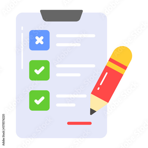 Online examine vector design isolated on white background