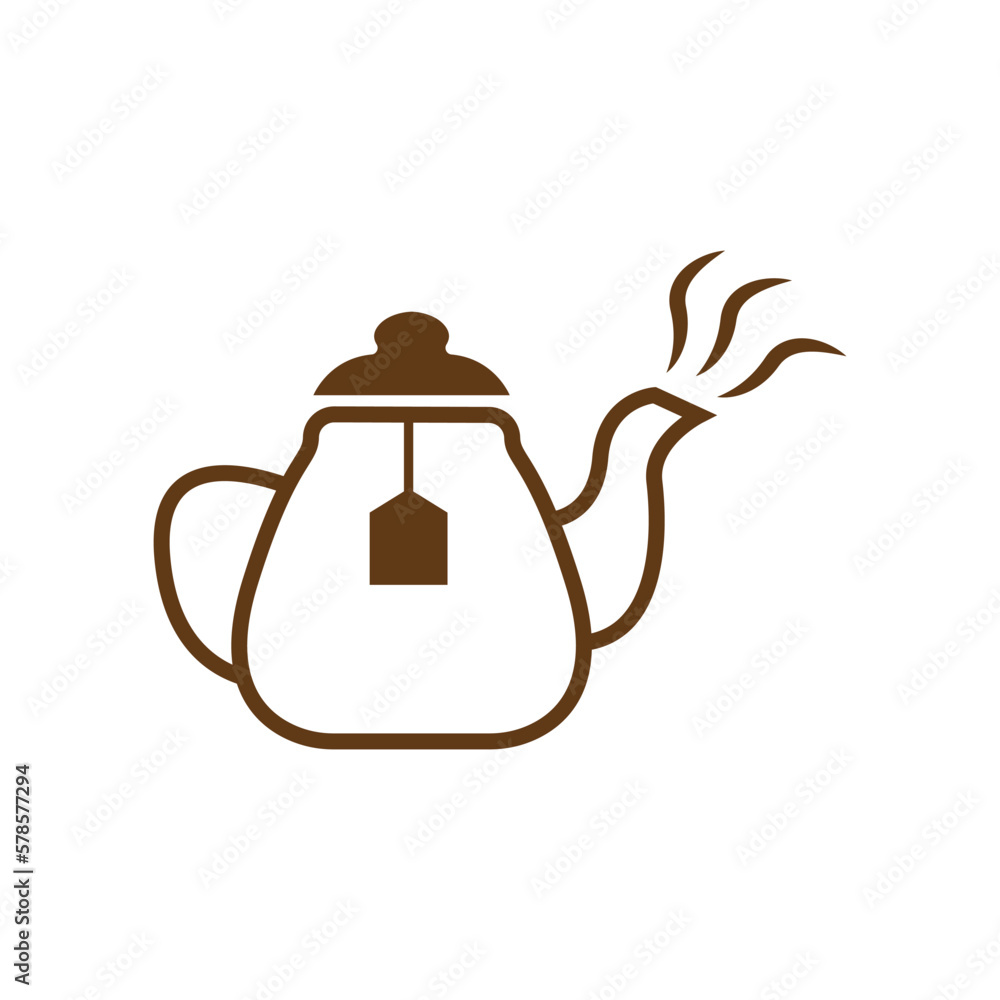 Obraz premium tea pot icon