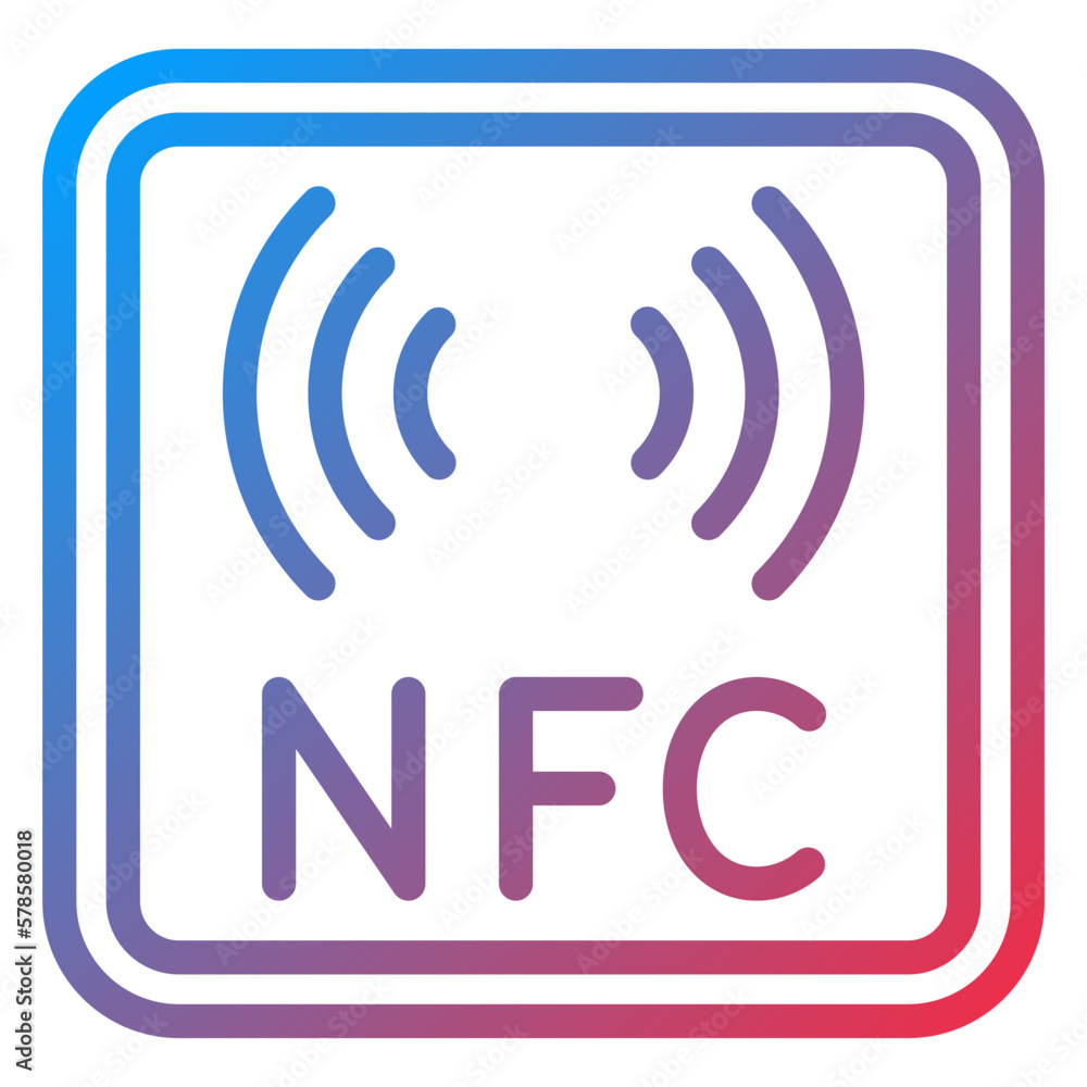 Vector Design Nfc Icon Style Vector Design Nfc Icon Style