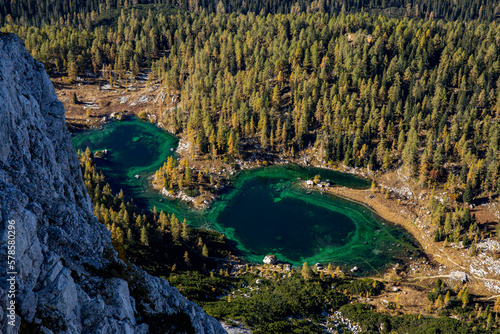Seven Triglav lakes valley in Julian alps, Slovenia 