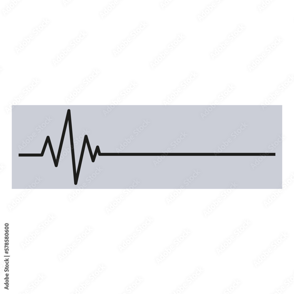Cardio line in abstract style. Vector illustration. Cardio line in abstract style. Vector illustration.