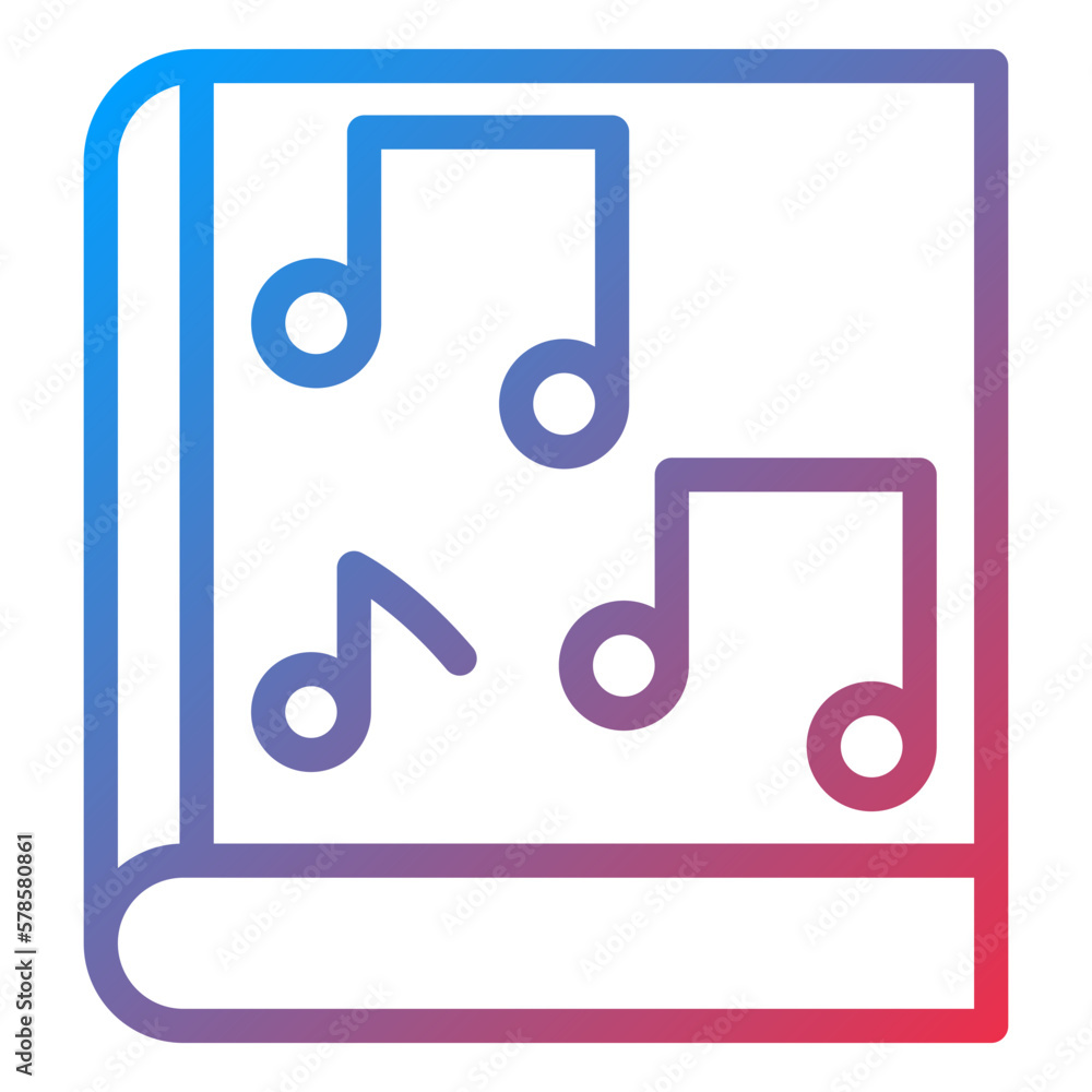 Vector Design Music Education Icon Style Vector Design Music Education Icon Style