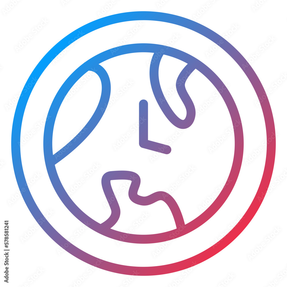 Vector Design Earth Hour Icon Style Vector Design Earth Hour Icon Style