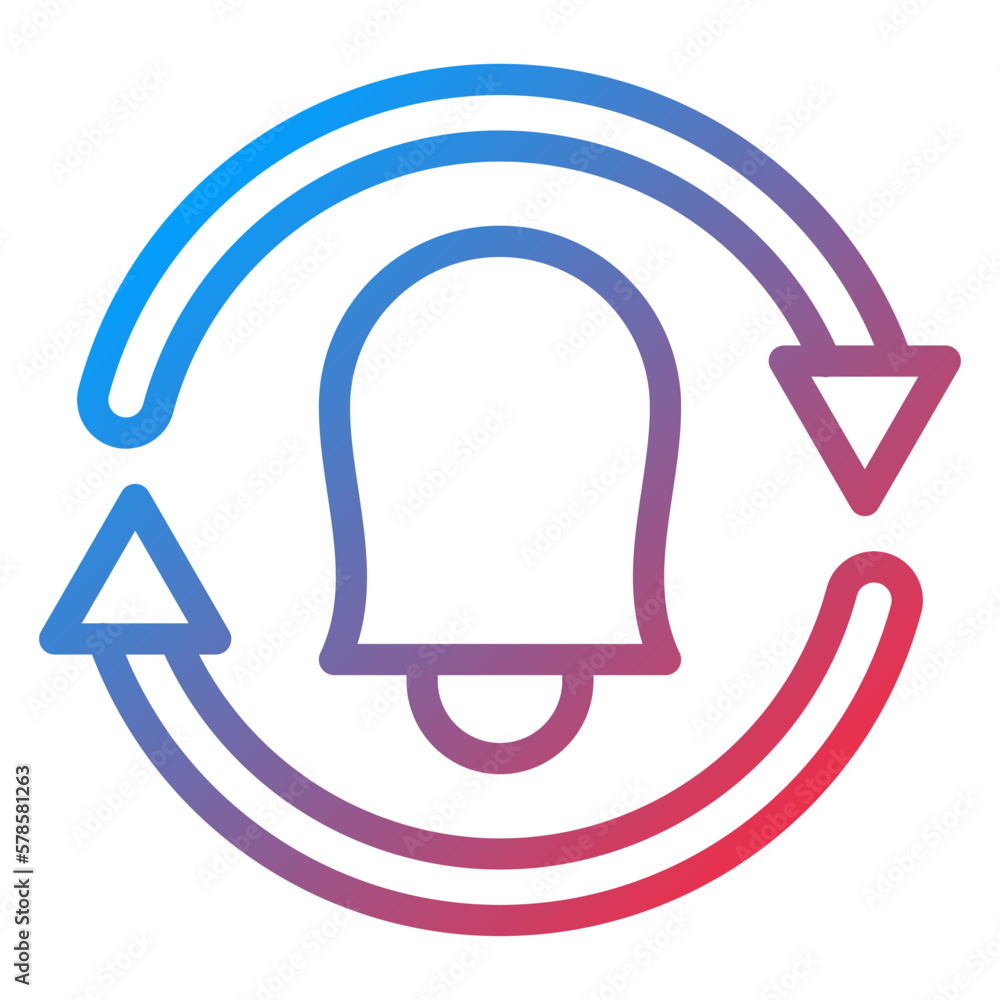 Vector Design Alarm Repeat Icon Style Vector Design Alarm Repeat Icon Style