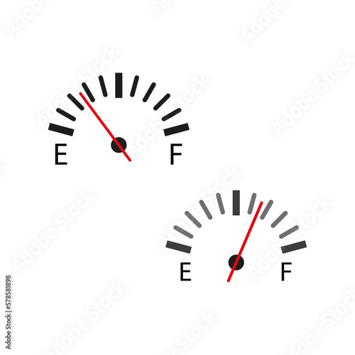Fuel sensor icon. Vector illustration.