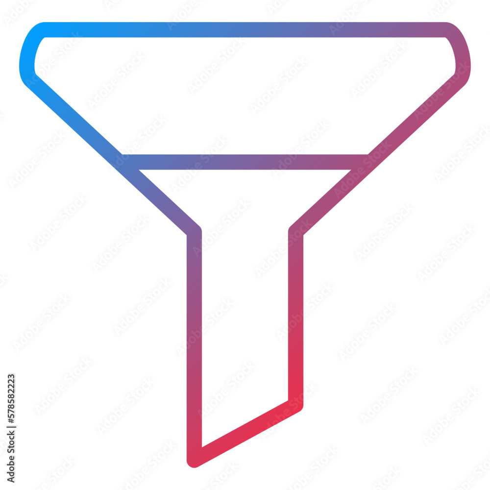 Vector Design Funnel Icon Style Vector Design Funnel Icon Style