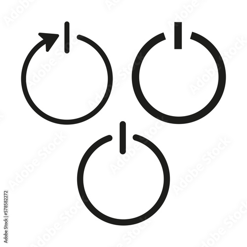 Flat icon switches for web design. Vector illustration.