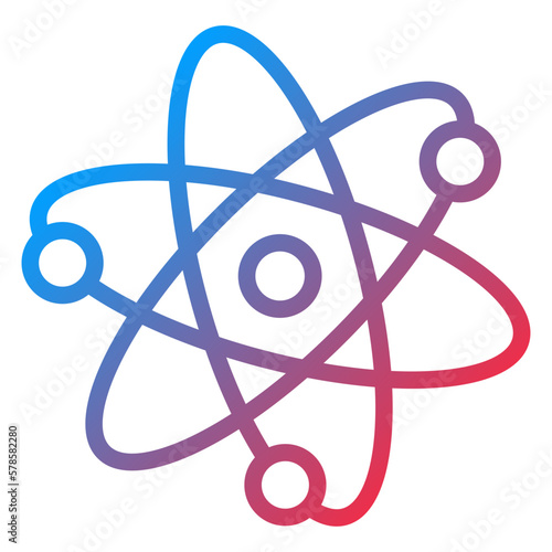 Vector Design Atom Icon Style
