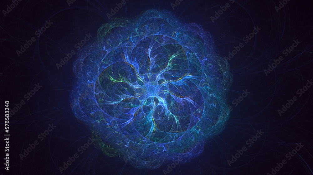 3D rendering abstract circle light background 3D rendering abstract circle light background