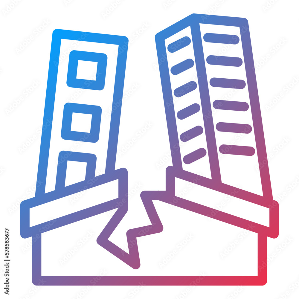 Vector Design Earthquake Icon Style Vector Design Earthquake Icon Style