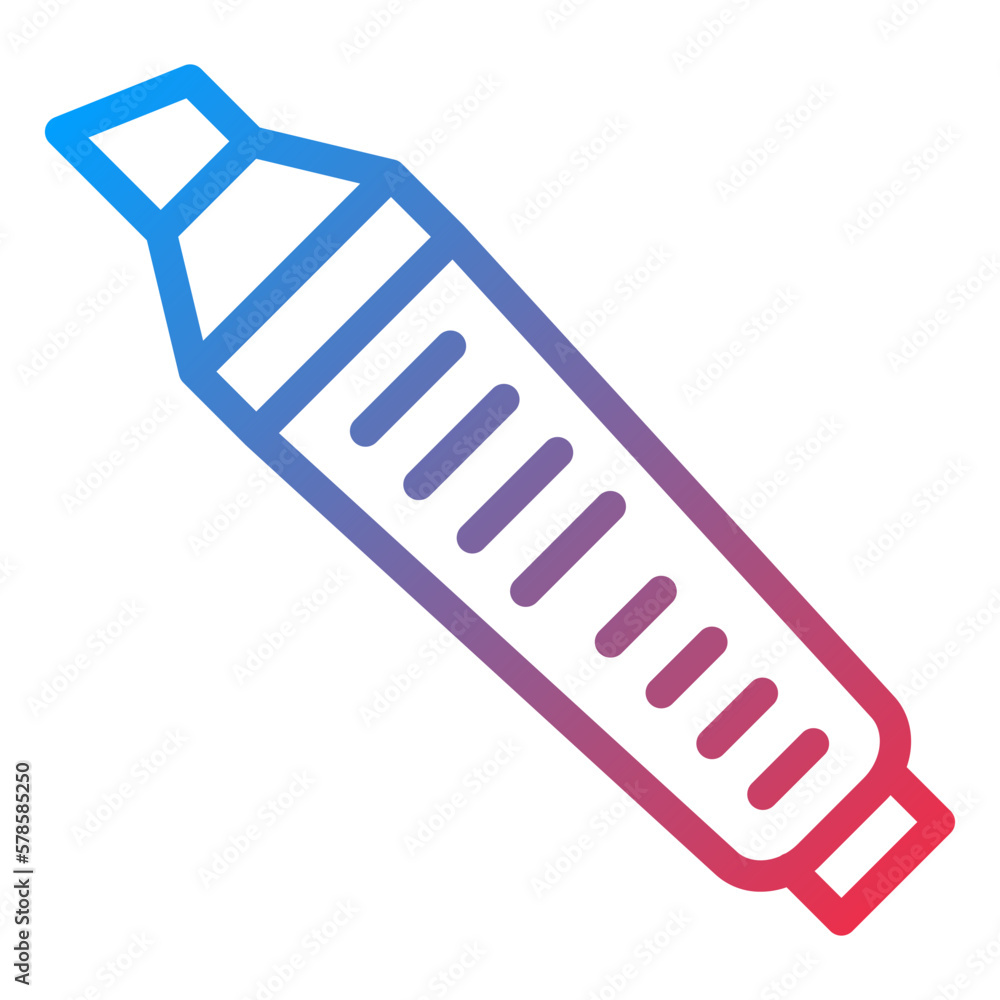 Vector Design Highlighter Icon Style Vector Design Highlighter Icon Style