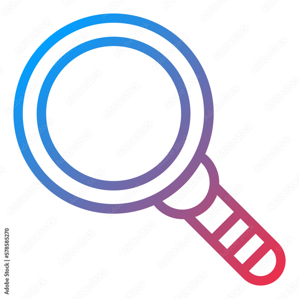 Vector Design Magnifying Glass Icon Style Vector Design Magnifying Glass Icon Style