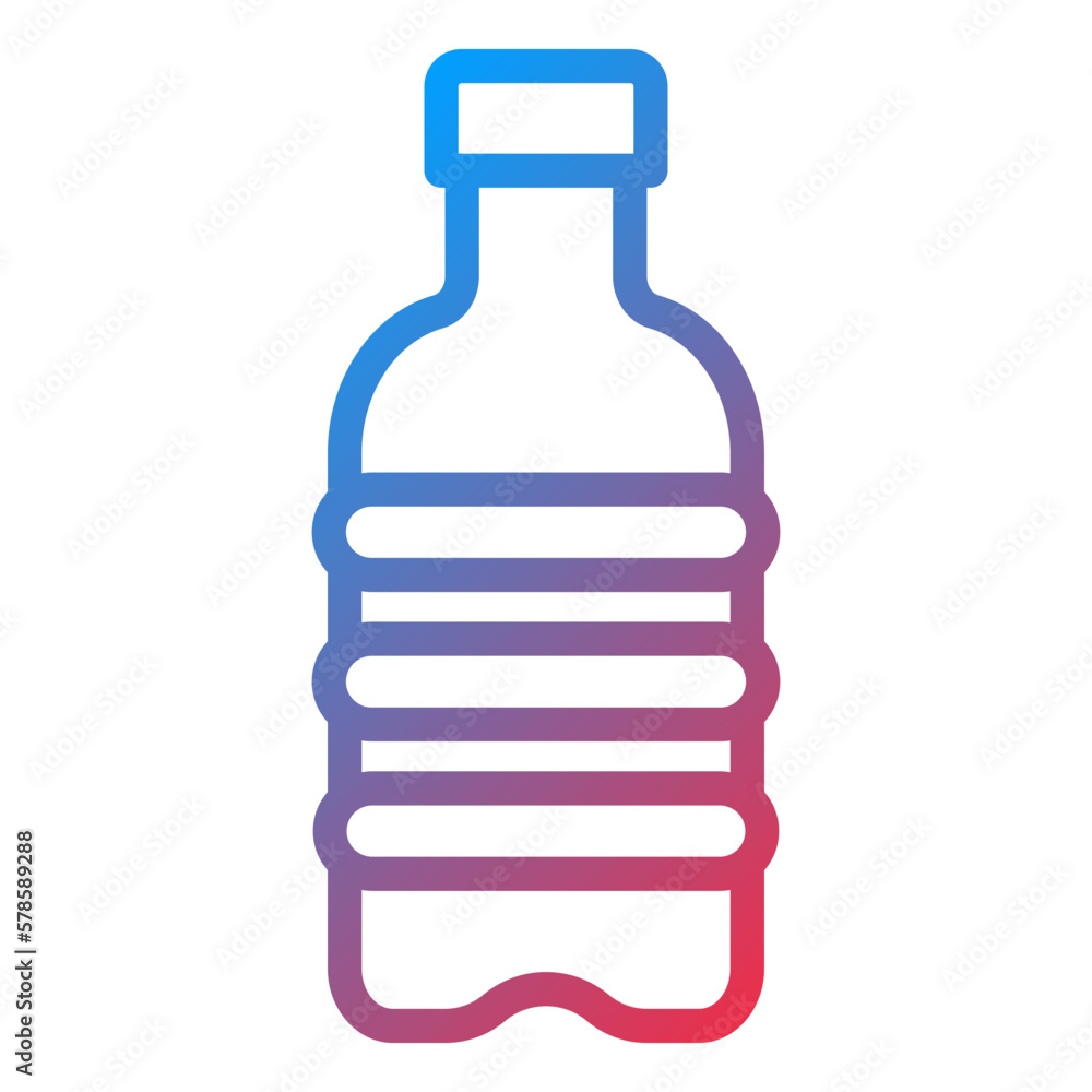 Obraz premium Vector Design Water Bottle Icon Style