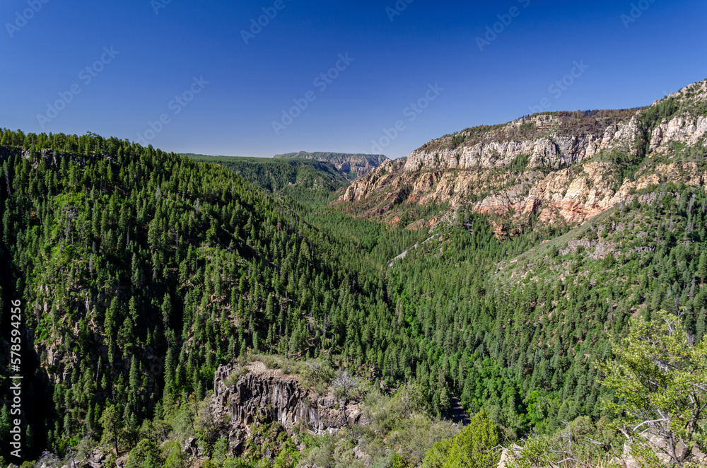 Scenic valley near Flagstaff in the United States