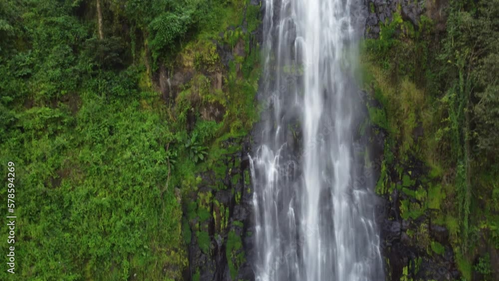 Mataruni Waterfall in Jungle of Africa Tanzania near Killimanjaro Mountain Zanzibar Island Mataruni Waterfall in Jungle of Africa Tanzania near Killimanjaro Mountain Zanzibar Island