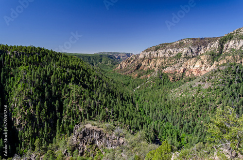 Scenic valley near Flagstaff in the United States