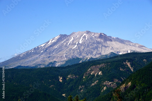 Panorama of Mount St. Helens National Volcanic Monument  Washington
