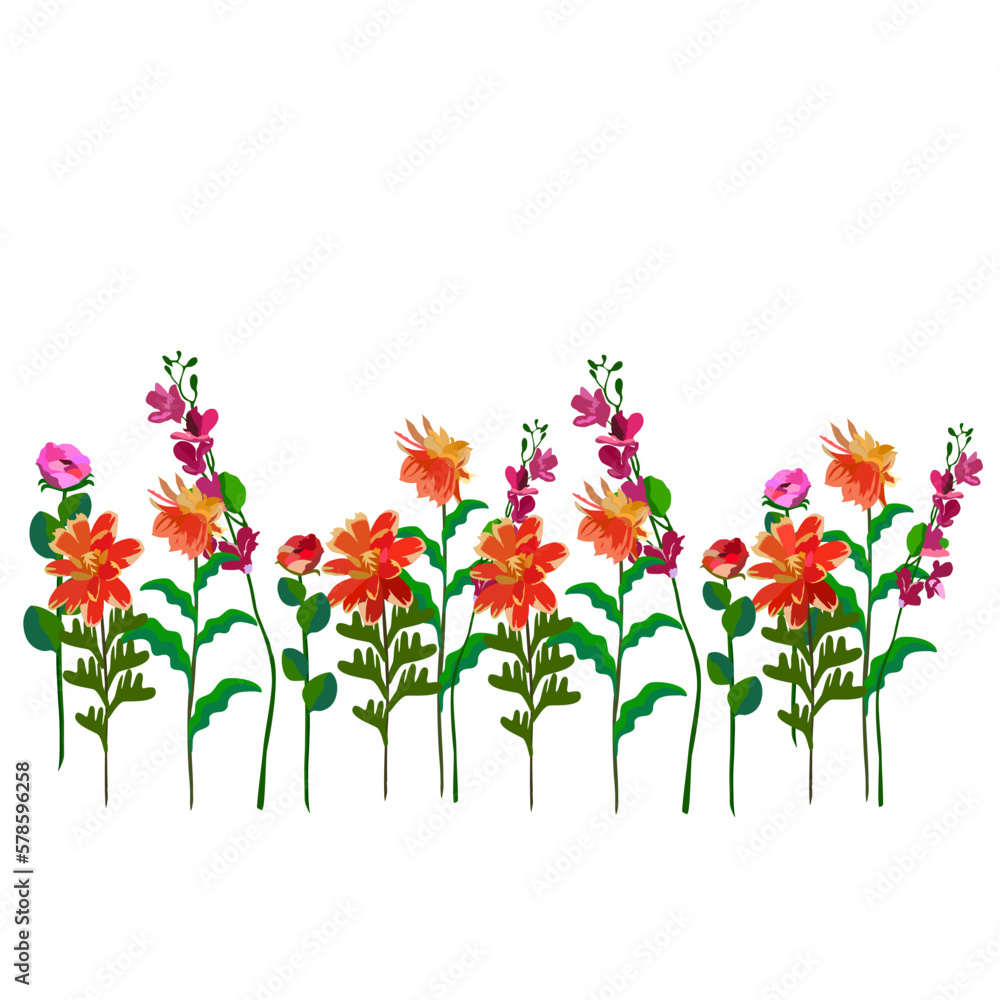 Flowers group.love.nature,floral,water,
bloom,illustration painting,
water color vector 