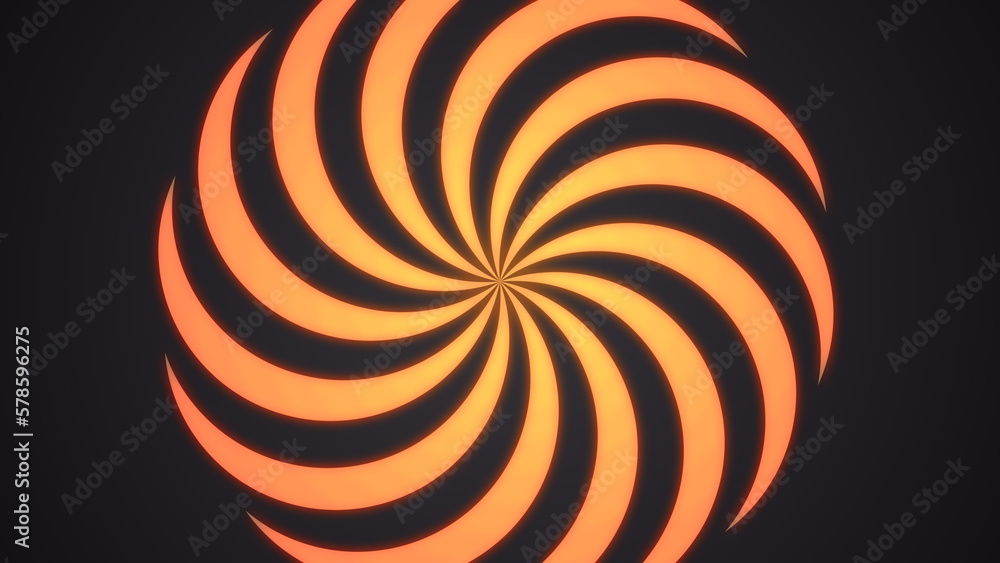 Abstract spiral generating background. Abstract spiral background. Circlcular background. VJ loop.