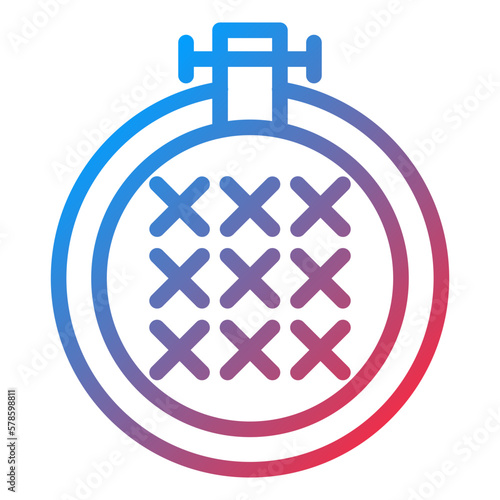 Vector Design Cross Stitch Icon Style