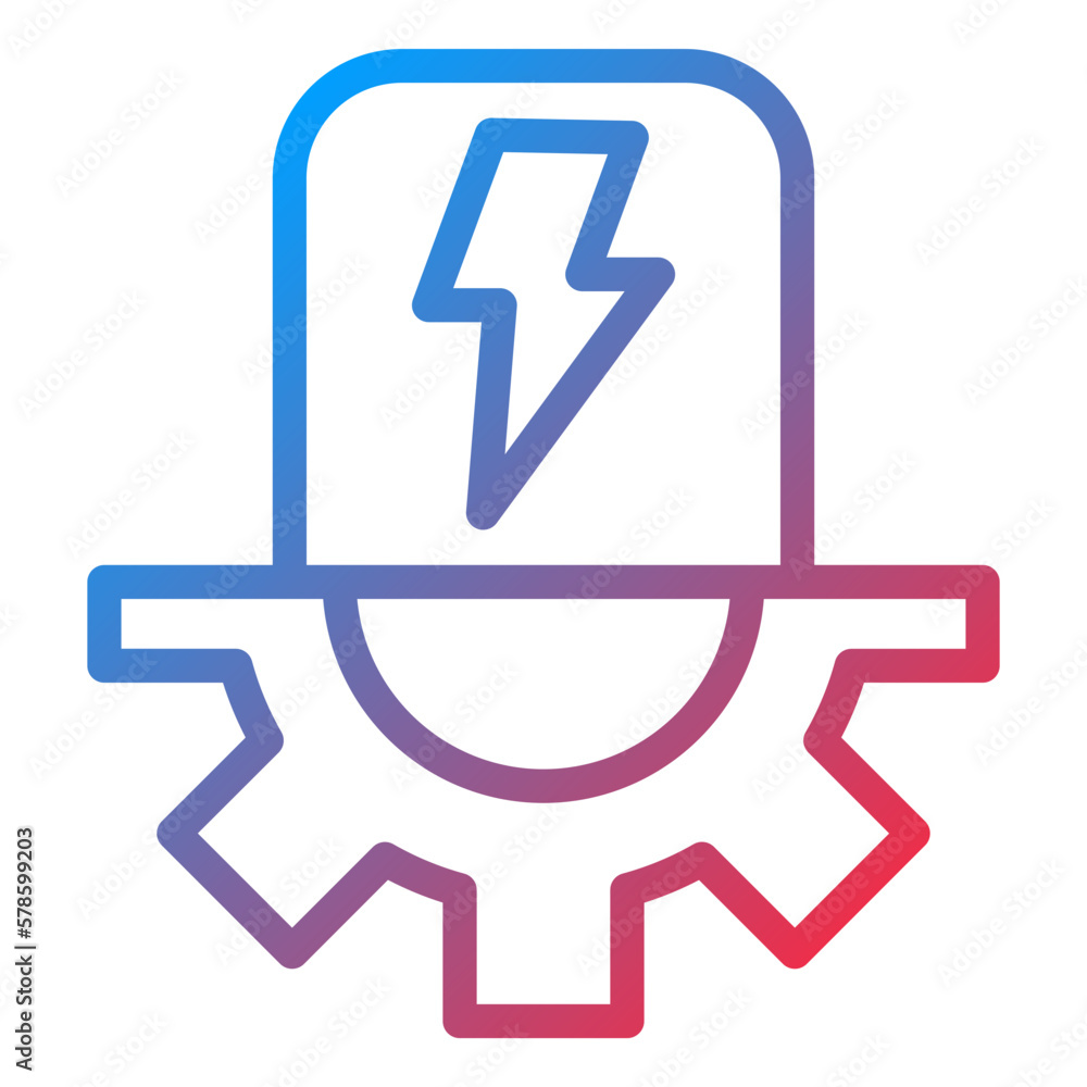Vector Design Energy System Icon Style Vector Design Energy System Icon Style