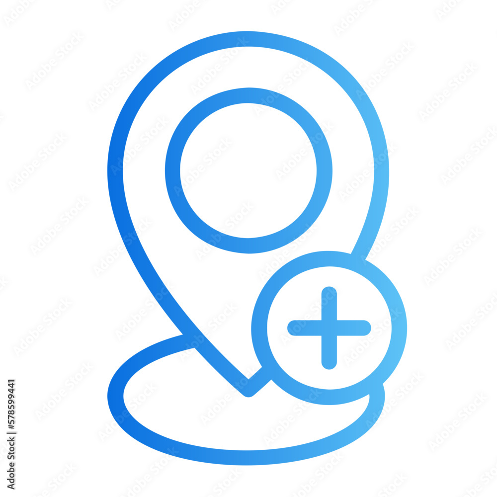 add location gradient icon add location gradient icon