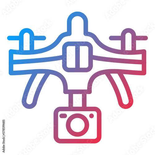 Vector Design Drone Icon Style