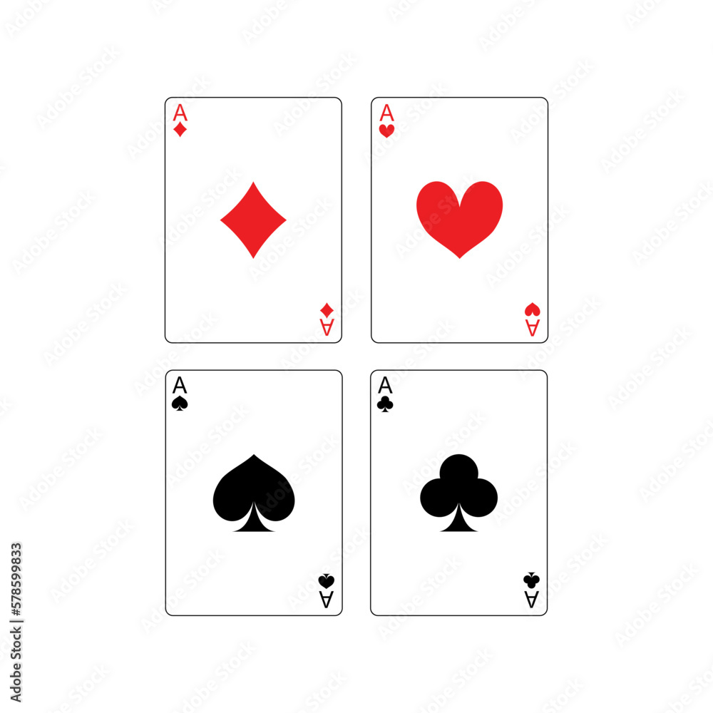 Casino Card Illustration Casino Card Illustration