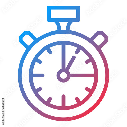 Vector Design Chronometer Icon Style