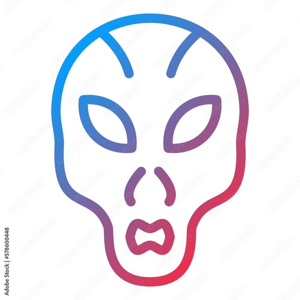Vector Design Extraterrestrial Icon Style Vector Design Extraterrestrial Icon Style