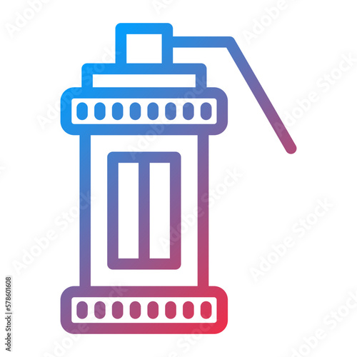 Vector Design Smoke Grenade Icon Style