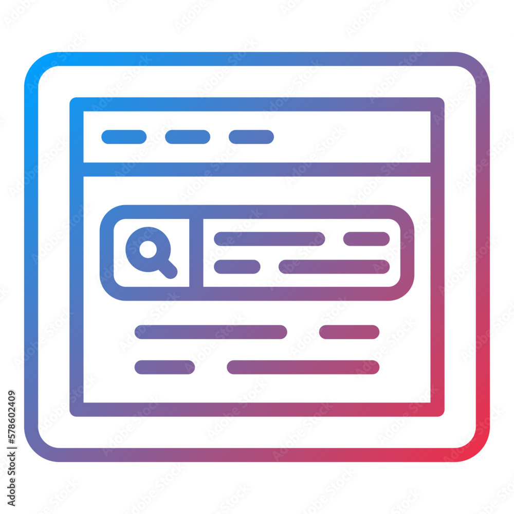 Vector Design Search Engine Icon Style Vector Design Search Engine Icon Style