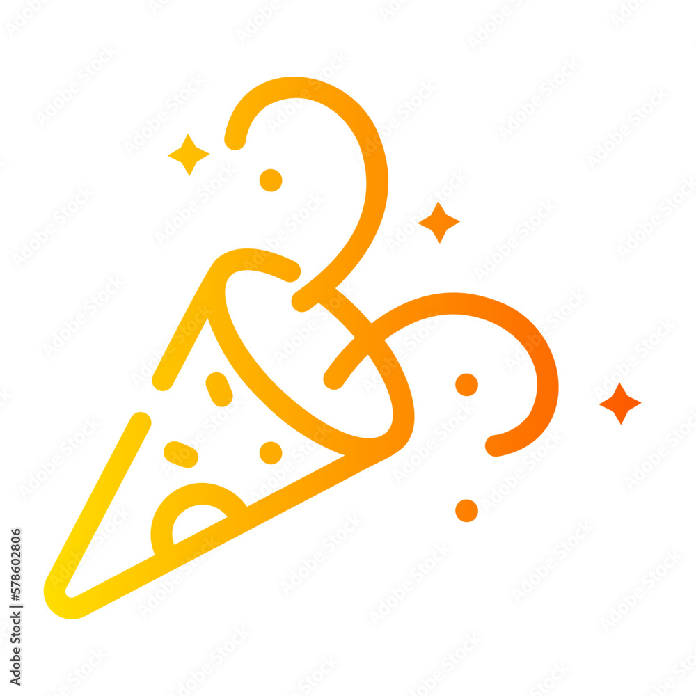 confetti gradient icon confetti gradient icon