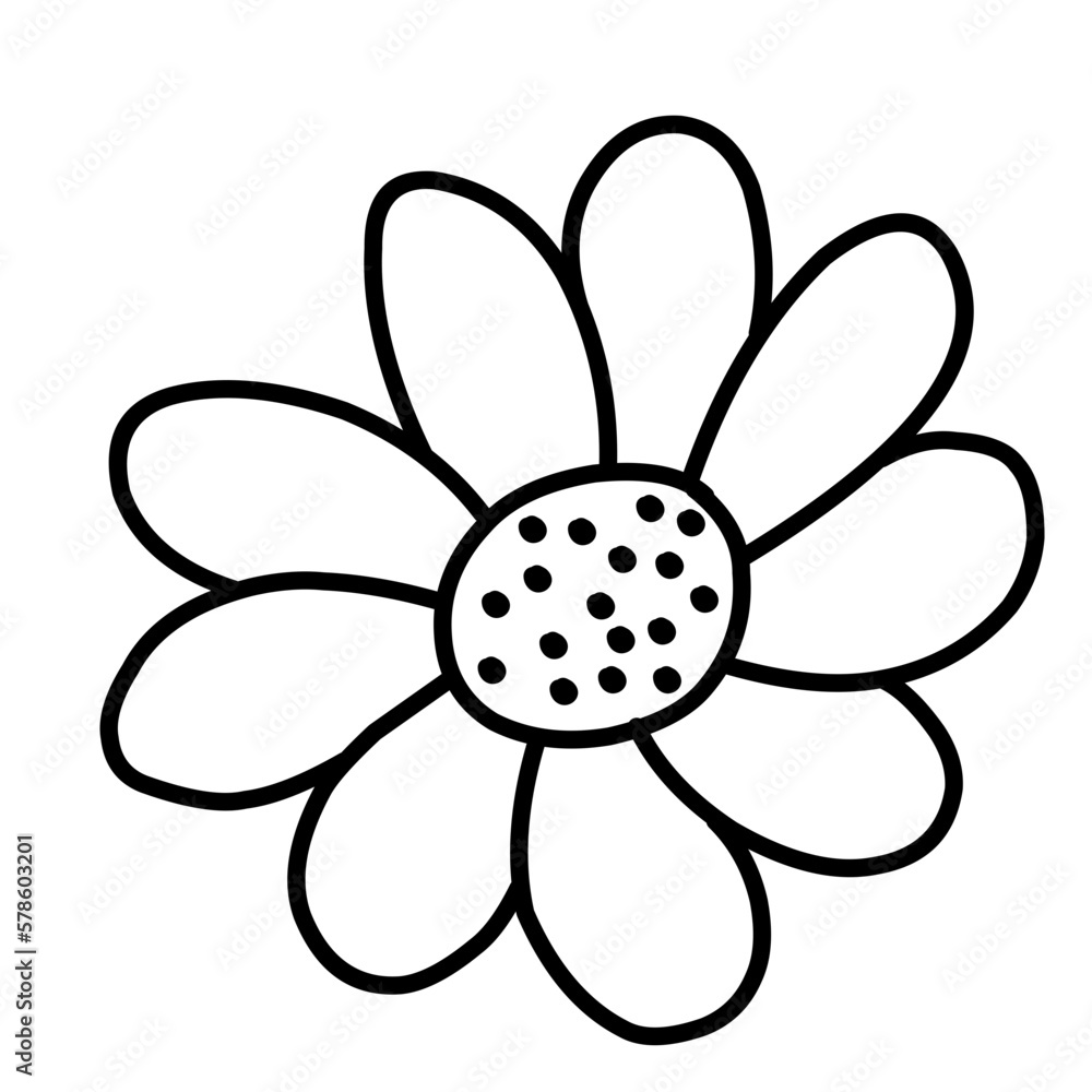 Doodle Flower Icon Doodle Flower Icon