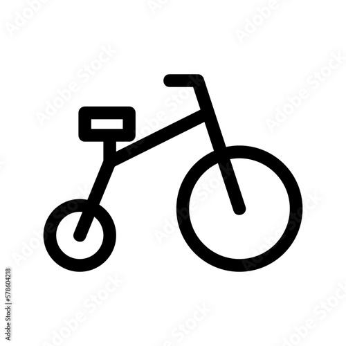 bicycle icon or logo isolated sign symbol vector illustration - high-quality black style vector icons 