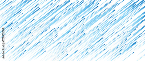 ブルー系グラデーションの斜線で構成された抽象的な背景素材
