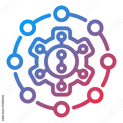 Vector Design Integration Icon Style