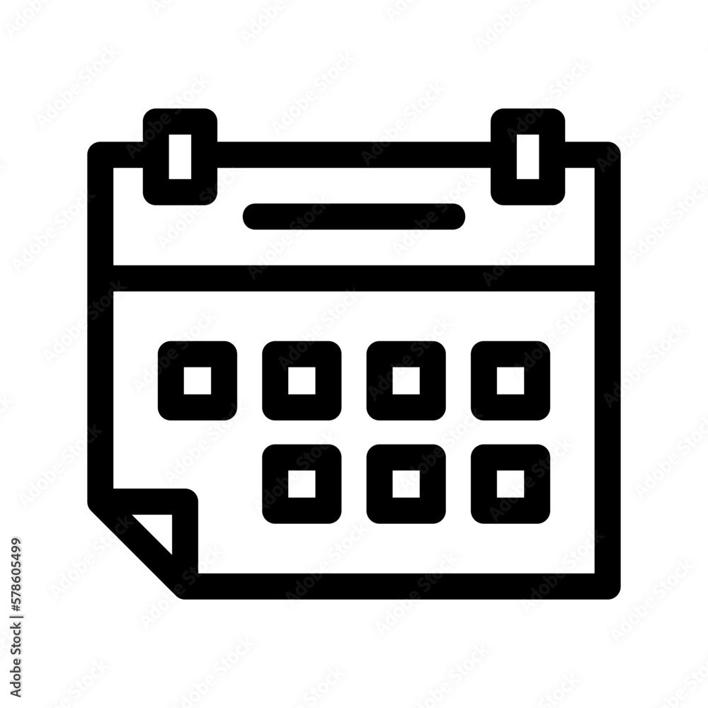 calendar icon or logo isolated sign symbol vector illustration - high-quality black style vector icons
calendar icon or logo isolated sign symbol vector illustration - high-quality black style vector icons