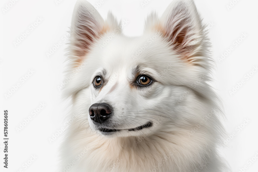 American Eskimo Dog portrait