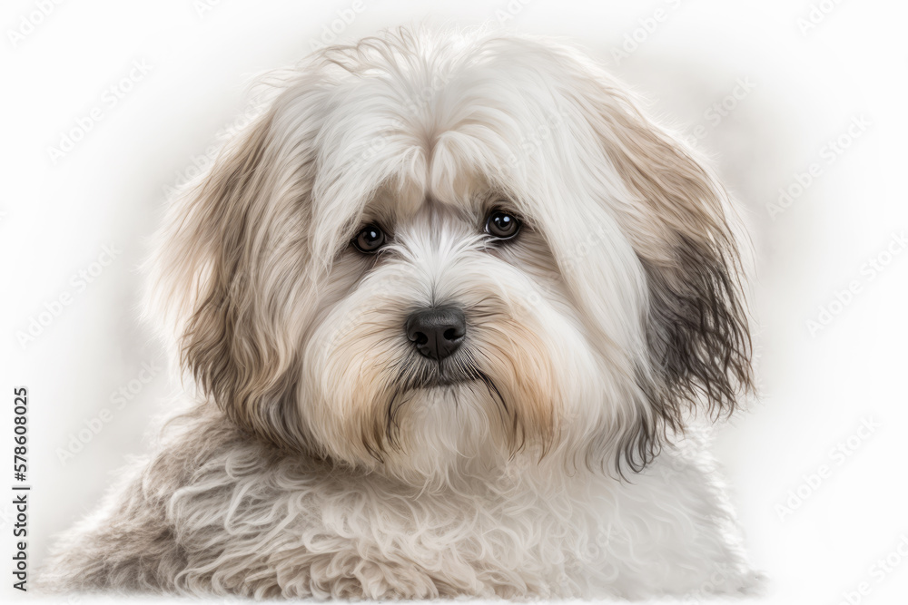 Havanese Dog Portrait: Capturing the Charm of This Playful Pup