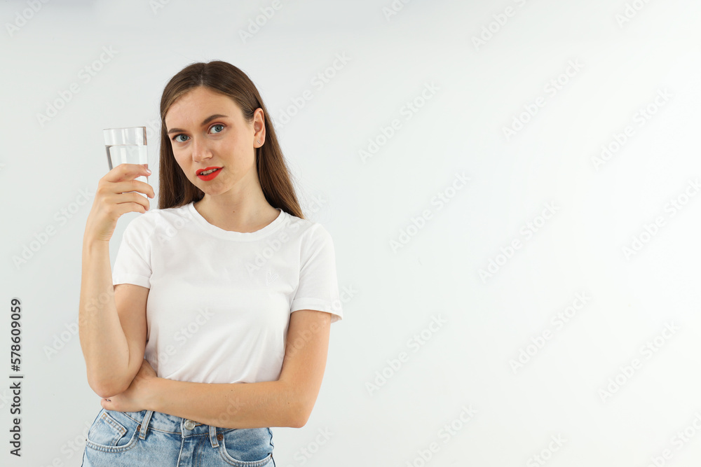 Concept of people with beautiful young woman Concept of people with beautiful young woman